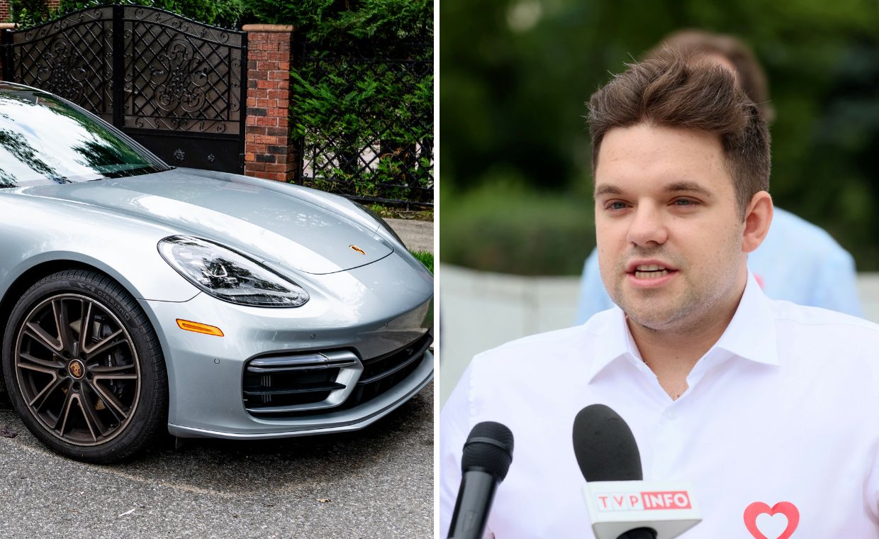 Dawid Kacprzyk znów za kierownicą Porsche. Miał przekroczyć prędkość w drodze do Pruszkowa