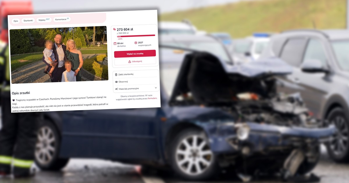 Wypadek na autostradzie D52 pod Brnem. Zginęło troje Polaków, zbiórka przekroczyła 250 tys. zł