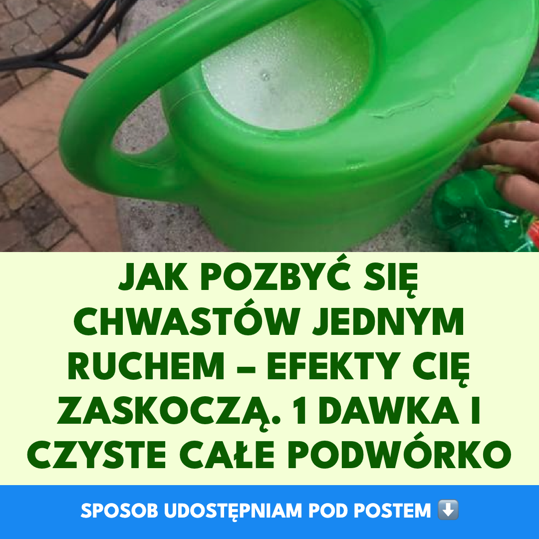 Ocet, sól i płyn do naczyń — domowy sposób na chwasty w kostce brukowej