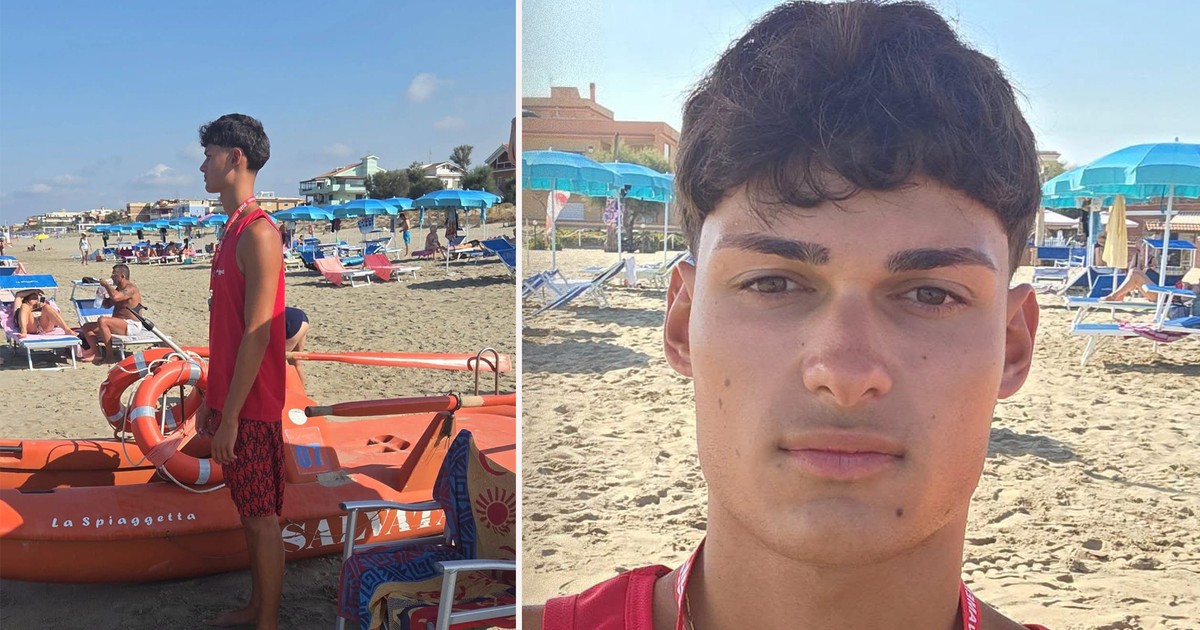 17-letni ratownik z Pomezii uratował osiem osób podczas jednej zmiany